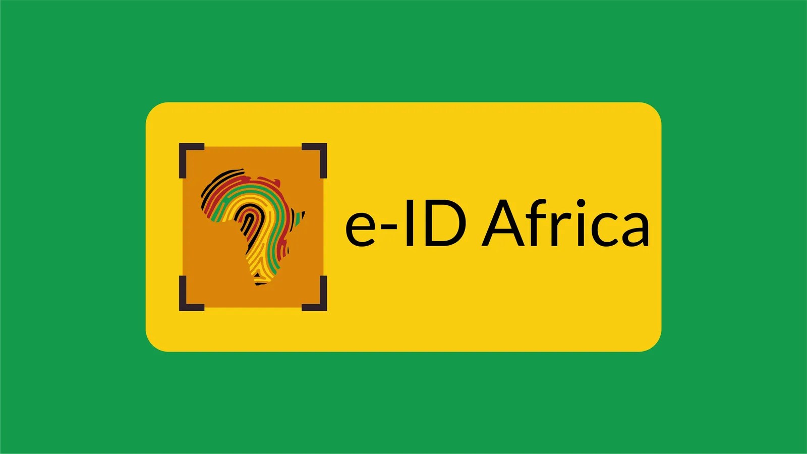 e-ID Africa logo on a green and yellow background